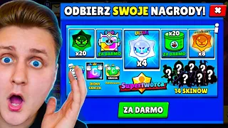 Wchodzę PIERWSZY RAZ do BRAWL STARS po UPDATE i stało się TO!😱 *4x ULTRA CHAOS DROP* i AŻ 14 SKINÓW!