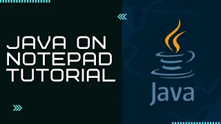 How to run JAVA on NOTEPAD 2021 TUTORIAL EASY STEPS BITOFBITS