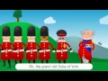 The grand old Duke of York - Nursery Rhyme