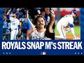 Royals SNAP Mariners 10-game win streak four late runs fuel theatric finish for Kansas City