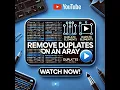 How to Remove Duplicates from an Array in Java