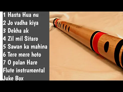 Download MP3 Indian Bollywood old song flute instrumental jukebox Bollywood song flute cover jukebox