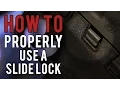 How to Use a Slide Lock Slide Release
