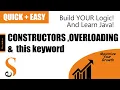 11 CLASS 10 JAVA CONSTRUCTORS THIS KEYWORD BLUEJ CONSTRUCTOR OVERLOADING