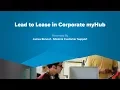 Lead To Lease in Corporate myHub - SiteLink Training