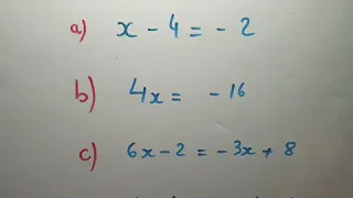 Math Exercise Solve These 4 Equations In Fourth Grade 