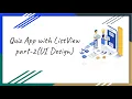 session - 22 18-04-2020 Quiz App with ListView part