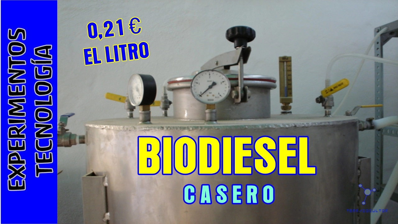 Como hacer #Biodiesel a 0,20 euros el litro. Making excellent and cheap biodiesel at home.