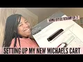 Setting Up My New Michaels Cart Home Office Revamp Series Episode 7