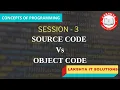 Source Code Object Code Conversion of Source Code into Object Code Learn in Hindi