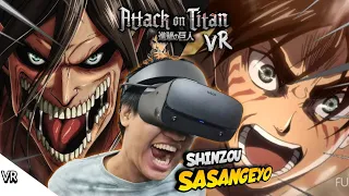 Download KETIKA TUBUHKU TERGORES, TITAN AKAN BANGKIT DARI TUBUHKU!! Attack on Titan VR [SUB INDO] ~Sasangeyo! MP3