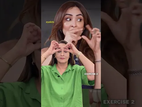 When Your Daughter Teaches You Face Yoga✨ #houseofbeautyindia #faceyogabyvibhutiarora