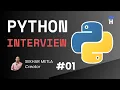 python Interview questions for developers - python tutorial