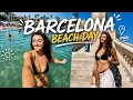 Beach Day in Barcelona