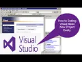 How to Setting Visual Basic New Project Easily - Bangla Tutorial