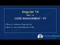 Part 15 - Code Refactoring P3 Steps Of Code Improvement HTTP service and Environment File