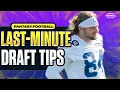 MUST-KNOW Draft Weekend Tips Dave Richard s Final WR QB TE Strategy for 2025 Fantasy Football