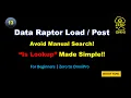 13 DataRaptor Load Post Is Lookup Explained Avoid Manual Search in OmniStudio