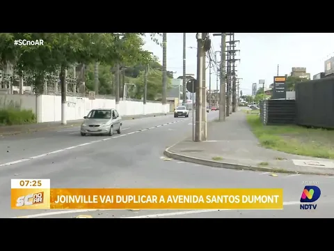 Obras de infraestrutura: Joinville anuncia duplicação da Avenida Santos Dumont