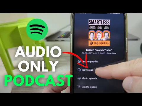 Download MP3 How To Download Only Audio On Spotify Podcasts (Without Video)