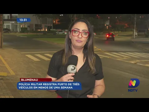 Blumenau: Polícia Militar registra furto de três veículos em menos de uma semana