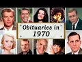 Obituary 1970 Famous Faces We Lost in 1970
