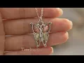 Black Hills Gold Women's Sterling Silver Butterfly Pendant Necklace 18 Inches | Elegant Gift for Her