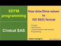 Reupload Clinical SAS-SDTM programming-convert raw date time values to ISO 8601 format