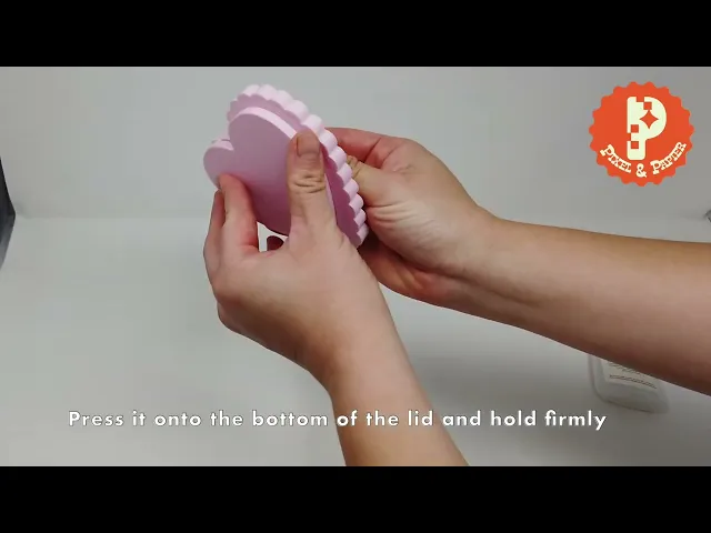 Retro Pleated Heart Trinket Box - Jewelry and Accesories Holder video thumbnail