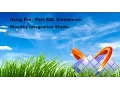 5 Using Pre Post SQL in BIS ETL Jobs