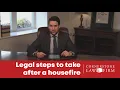 Legal steps to take after a housefire