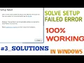 how to solve error Setup Failed in windows PYTHON WINDOWS SEUP FAILED Everything planet