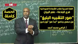 اللغة العربية صور التشبيه البليغ أ الباهي محمد أحمد حصص الشهادة السودانية 