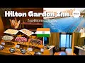 Hilton Garden Inn Lucknow India Room Tour Pool Gym Breakfast Dinner 4K