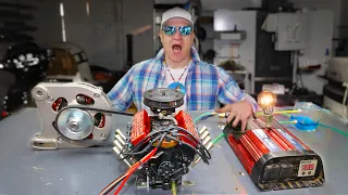 Can You Generate Electricity With a Mini V8 Engine?