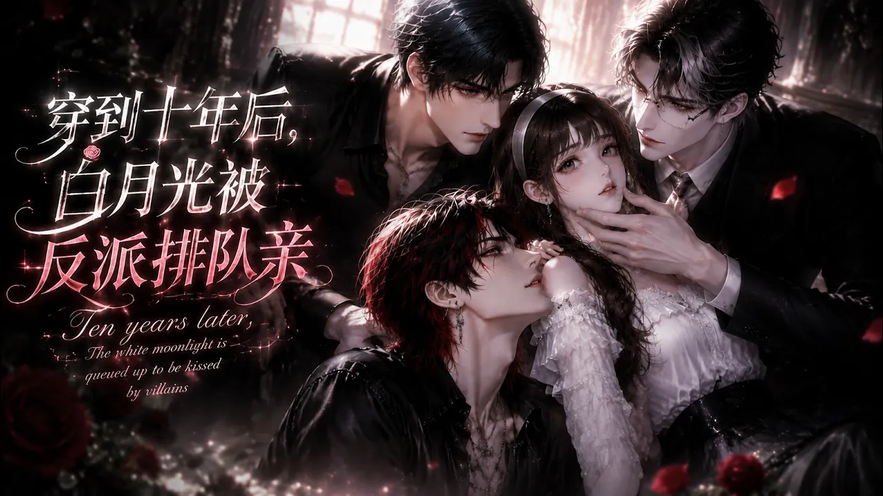 Time-Travel to 10 Years Later: The White Moonlight Being Kissed in Line by Villains