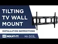 Tilting TV Wall Mount Bracket Assembly MI-303L