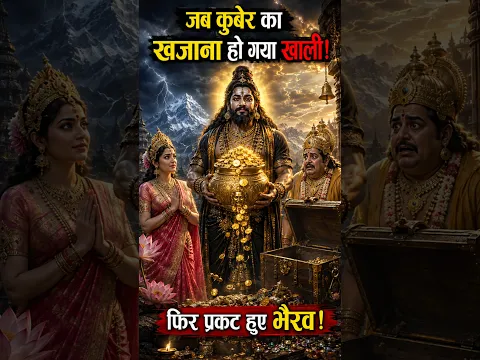 जब कुबेर का खजाना भी हो गया खाली! 😱 फिर क्यों पहुंचे माता लक्ष्मी और कुबेर भैरव की शरण में?