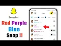 Snapchat Red Purple Blue Snap Difference Snapchat Me Red Purple Blue Snap Ka Matlab Kya Hai