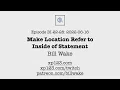 BI-22-28 Make Location Refer to Inside of Statement - BASIC Interpreter