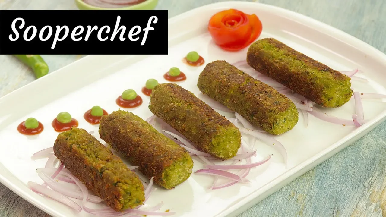Hara Bhara Seekh Kabab Recipe By SooperChef