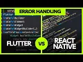 Error Handling Strategies Flutter vs React Native