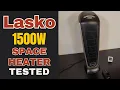Lasko Tower Space Heater w Remote - Test Features Overview