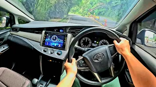 driving pov toyota kijang innova diesel 2 4 g a t 2024 reborn di tanjakan u0026 tol test drive asmr