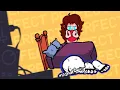 Results Screen but Boyfriend Missed the Bed FNF Animation