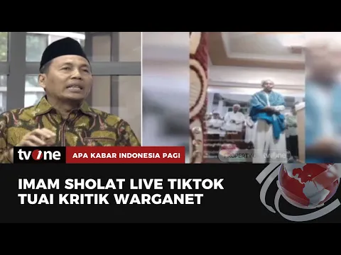 Viral Imam Sholat Tarawih Sambil Live Tiktok