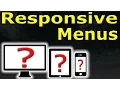 4 MIN TUTORIAL - Responsive Menus