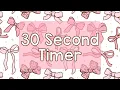 30 Second Timer - Cute Pink Coquette Bows