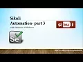 How to drag and drop in Selenium using Sikuli and other click operations
