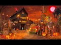 Download Lagu Haunted Farm Halloween Ambience | Relaxing Spooky Sounds, Night Sounds, Crunchy Leaves \u0026 White Noise